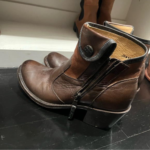 J.B. Dillon Women’s Dark Brown western Ankle Boots - Picture 7 of 8